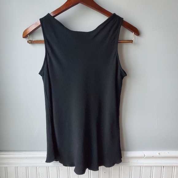 Susan Bristol Flowy Black Tank Top - Picture 9 of 15